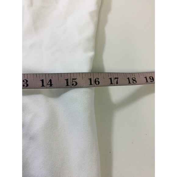 LULU'S SZ XL Beaming Perfection White Pearl Organza Tie-Strap Mini Dress NWT B60 - Picture 6 of 11